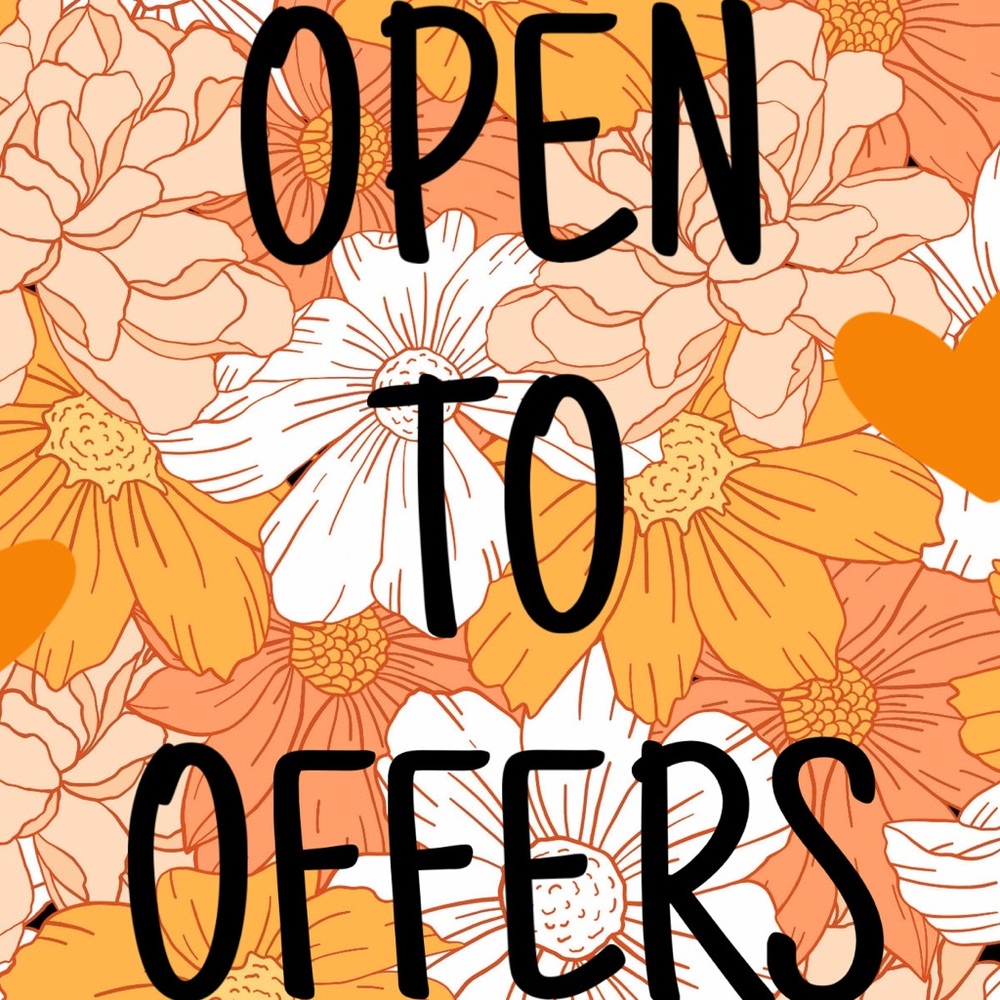 OPEN TO ALL OFFERS 🫶🏻